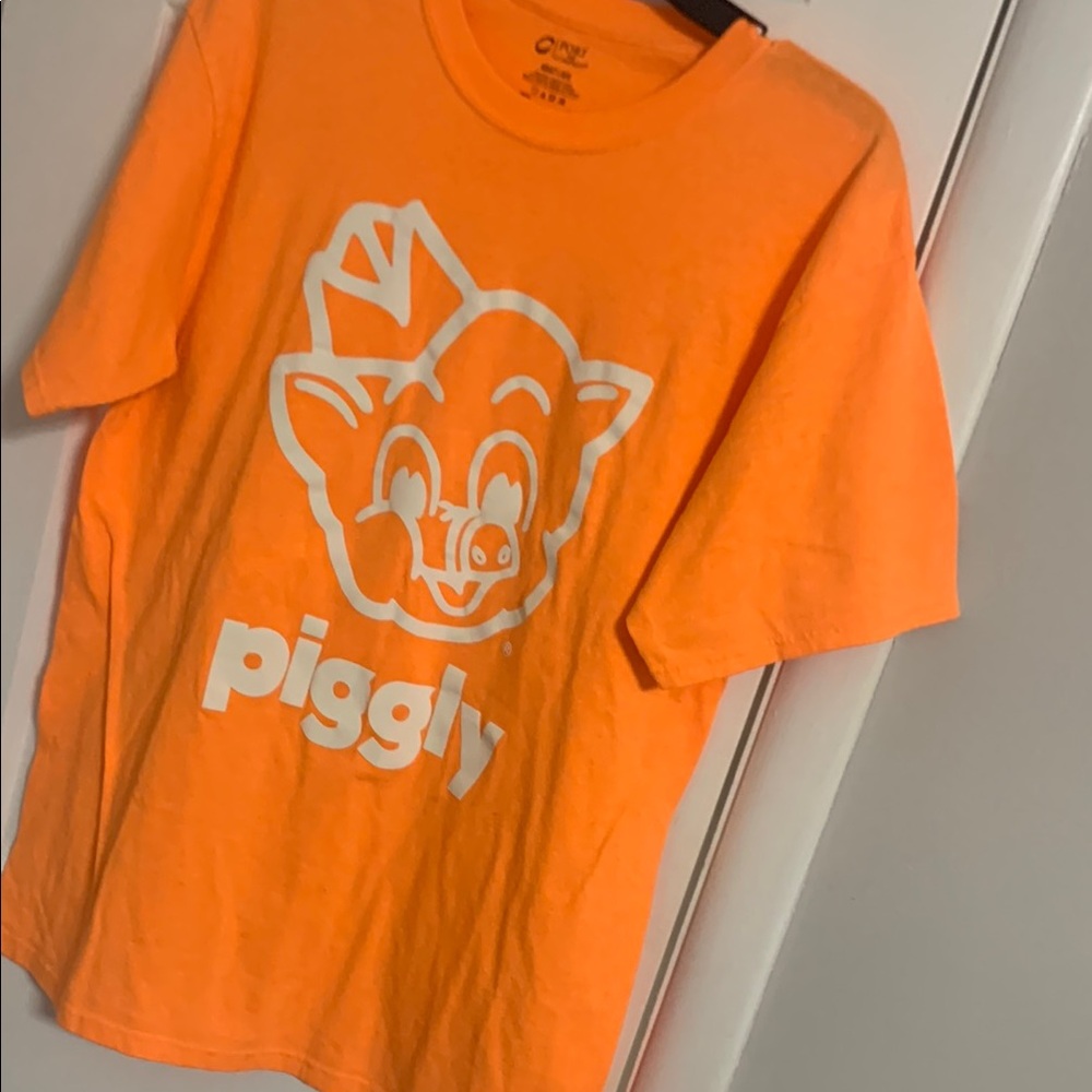 Vintage Orange Piggly Wiggly T-Shirt Men's Large